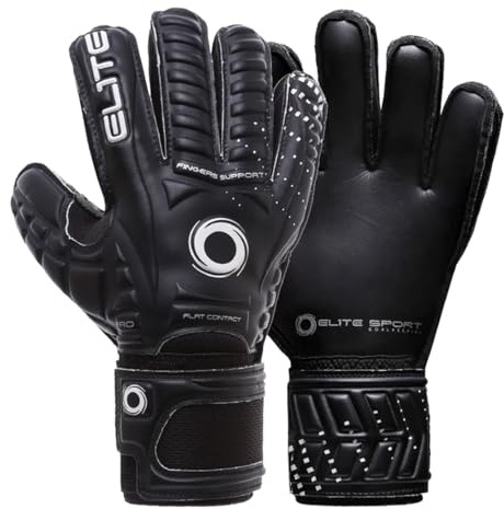 Elite Sport Warrior Youth Goalkeeper Gloves Black 5