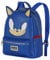 Sega-Sonic Face-Heady Rucksack, Blau, 24,5 x 29 cm, Kapazität 8 L