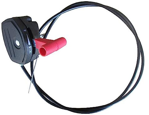 Universal Gaszug mit Steuerschalter Hebelgriff für Rasenmäher Wartung Gartenarbeiten Einfach zu Installieren Choke Hebel Universal Ersatz
