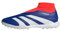 adidas Unisex Predator League Laceless Football Boots Turf, Lucid Blue/Cloud White/Solar Red, 13 UK