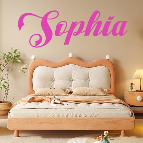 Adesivo da parete con nome personalizzato, cartello con nome, adesivo con nome personalizzato, decalcomania per asilo, camera dei ragazzi, stanza delle ragazze, nome personalizzato, decalcomania per