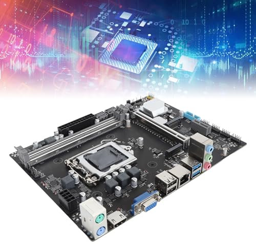ASHATA B75MK LGA1155 Computer-Motherboard, DDR3 M.2 NVME Gaming Motherboard Mining-Karte, USB3.0 HD-Multimedia-Schnittstelle