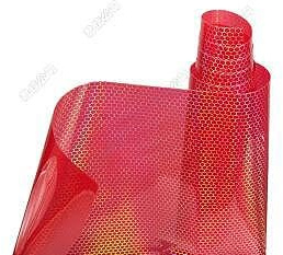 JSCARLIFE Autofolie, Auto-Lichtfolie, Aufkleber für Scheinwerfer, Rücklicht, Nebelscheinwerfer, Tönung, Vinylfolie, Schutzfolie, Farbwechsel-Aufkleber (rot, 160 x 30 cm)