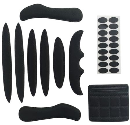 QTTRPCU FahrradhelmPolster Ersatz, Polster FahrradhelmPolster Schaumstoff, Fahrradhelm Polster Schaumstoffpolster Klettpunkte Kit
