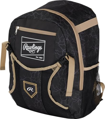 Rawlings Schwarz, Baseball-Rucksack