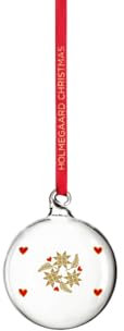 Holmegaard Ann-Sofi Romme Weihnachtskugel, Glas, klar, 7,5cm