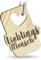 Lieblingsmensch Schlüsselanhänger handgemacht aus Holz, Glücksbringer, Schlüssel Anhänger für beste Freundin, Partner Geschenk, Geschenk für Sie, Herzensmensch Geschenk