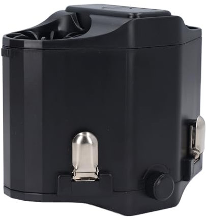 Ventilador con Clip para la Cintura, Ventilador con Clip Portátil Desmontable USB 5 V Recargable Versátil Ajuste de Velocidad Continuo 10000 MAh con Cordón para Viajes