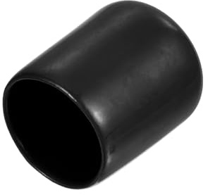 QUARKZMAN 15Pcs Embouts en Caoutchouc 5/8(16mm) ID Embout Rond en Vinyle pour Vis de Protection de Filetage Noir