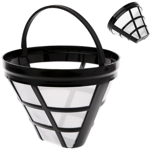 2 PCS Dauer-Kaffeefilter Größe 4, Wiederverwendbarer Filter für 8-12 Tassen Kaffee, Edelstahlgewebe, Waschbar, Spülmaschinengeeignet, Papierlos Dauerfilter Kaffeefilter Zur Herstellung Von Manuellem