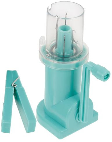 KOCKSHION Handstrickmaschine Strickmühle Mini Handbetriebene Strickgerät Garnwickler Spulenstricker Heimwerker-strickmühle Einfache Handstrickmühle Für Anfänger