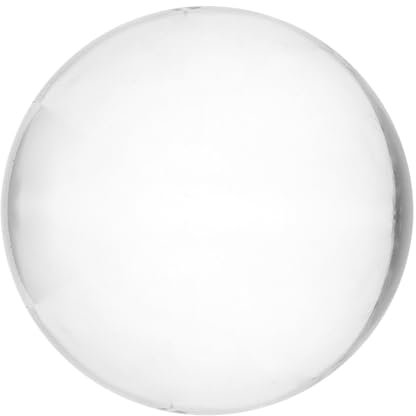 CLISPEED Kristallkugel Fotografie Requisiten Transparent Weiße Glaskugel Für Meditation Feng Shui Deko Juggling Für Kreative Fotografie Wohnraumgestaltung