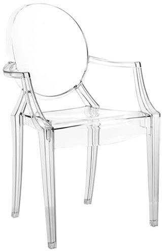 Pesoncarl Mobili in Scala 1/6 3.4x3.4x6.3 '' Mini Sedia di plastica con braccioli e arretrato Aggiunta di mobili per Bambole in Miniatura Fai -da -Te per Amanti delle Case delle Bambole, Giocattoli