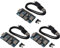 KEALLANS 3X USB Hub Hat mit 4 Anschluss für 3/2 / Zero W Erweiterungs Karte USB zu Uart für Serielles Debugging, Kompatibel mit USB 2.0/1.1