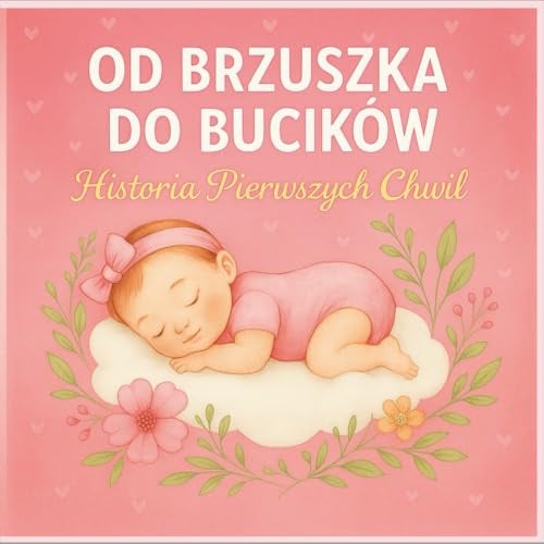 OD BRZUSZKA DO BUCIKÓW: Historia Pierwszych Chwil | Album wspomnień dla dziewczynki od ciąży do 5 roku życia | Miejsce na zdjęcia, opisy, kamienie ... album dla dziewczynki | Nowoczesna księga