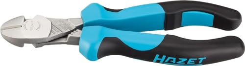 HAZET Kraft-Seitenschneider 1802M-11 I Induktiv gehärtete Schneide (Härte: 64 HRC) I Ergonomischer 2-Komponenten-Griff I Für präzises schneiden von Materialien mit geringem Kraftaufwand