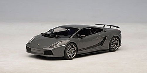 AUTOart – 54613 – Fahrzeug Miniatur – Lamborghini Gallardo Superleggera – Grau – Maßstab 1/43