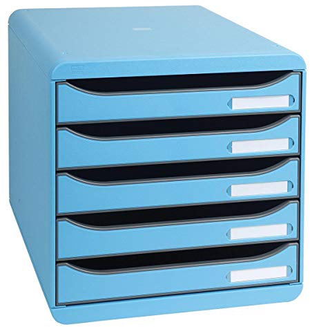 Exacompta 309782D Ablagebox, Big-Box Plus Classic, türkis