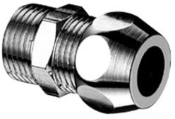 Schell Gerade (Verschraubung, Messing Quetschverschraubungen, für Kupferrohr Ø Außengewinde 15 G 1/2 x DN 10 G 3/8 AG Chrom) 064050699