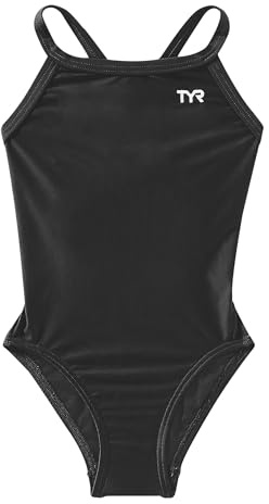 TYR Sport Mädchen Solid Diamondback Badeanzug
