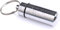 1 x Keyring Tablets Medicine Container Pill Box Aluminium Key Chain Drug Holder