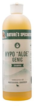 Nature's Specialties Hypo-Aloe-Genic Hundeshampoo - Empfindliches Hundeshampoo für Juckende Haut - Hochkonzentriertes Shampoo für Hunde - Sanfte & Gründliche Reinigung, 473ml
