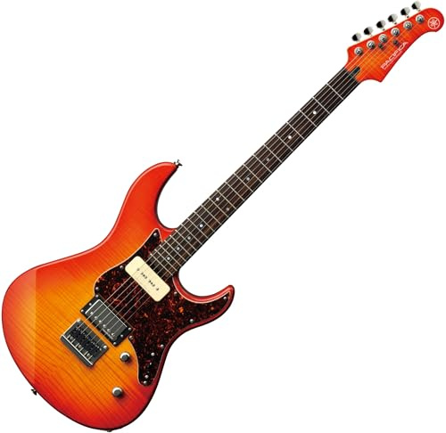 Yamaha PAC611HFM Guitare électrique massif 6 cordes Ambre, Marron, Palissandre, Bois - Guitares (6 cordes, 1,05 cm)