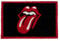 Out of the blue Rolling Stones Lips Door Mat Fußmatte, Kokosnussfasern, schwarz, 60 x 40 x 1.8 cm