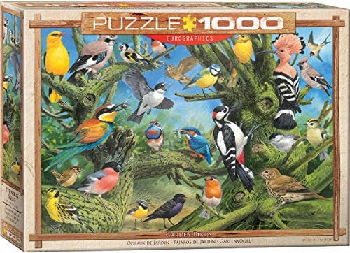Eurographics 1000 Teile - Gartenvögel von Joahn Francis, Mehrfarbig, 6000-0967