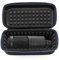 Casematix AT2020 Mikrofonhülle für AT2020 USB, AT2020USB Plus, AT2035, AT2050, AT4033a, AT4040, AT4050, ATR2500-USB, Windschutzscheibe und kleines Kabelzubehör