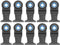 BOSCH OSL134C-10 10-Pack 1-3/4 In. Starlock Oscillating Multi Tool Metal & More Carbide Extreme Plunge Cut Blades for Cutting Iron Bar, Metal, Wood with Nails, Drywall and Tile