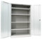 Schrank & Stuhl Werkzeugschrank Obelixxx – Werkstattschrank mit 4 höhenverstellbaren Fachböden, Stahlschrank für Werkzeuge, 195 x 120 x 50 cm (H x B x T), Grau/Weiß