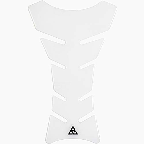 Autodomy Protector Deposito Tanque Moto Transparente V1 20x12,5 cm | Protector Deposito Moto Antideslizante Resiste la Lluvia y el Sol | Pegatina Depósito Válida para Cualquier Modelo