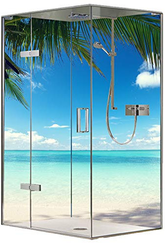 Flyerandprint Original SHOWER-PLATE, Alu-Dipond, OHNE FUGEN, Fliesenersatz, Duschrückwand, Wunschmaß, Dusche, Bad, Wandverkleidung, Wandverkleidung,DS-17-09 (Set mit 2 Platten, 100 x 200 cm)