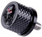 Sresk Vis de boulon de siège arrière 3D pour Harley Dyna Sportster Softail Road Glide Street Touring King CVO Electra Iron 883 Bob 1996-2022 Filetage 6,35 mm - 20 Écrou de selle moleté en relief