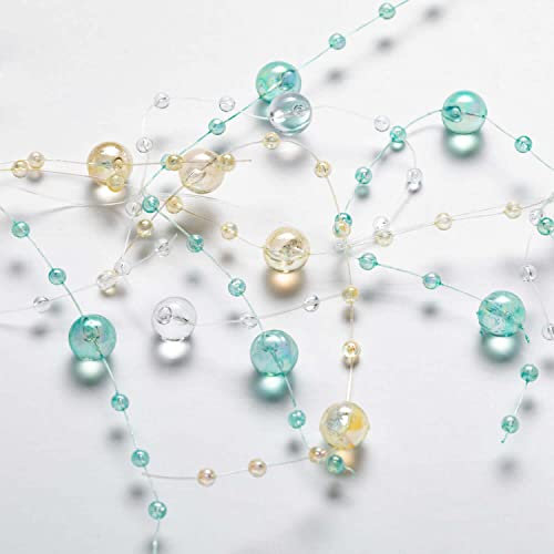 Acryl-Perlen-Girlande, 1,5 m (Aqua Pearl), mehrfarbig