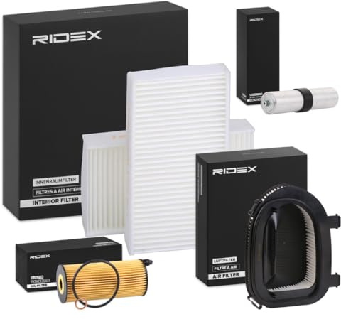 RIDEX Filterset Filtereinsatz mit Dichtungen Kompatibel mit BMW X3 F25