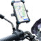 Homeet Motorrad Handyhalterung Universal Smartphone Halterung 360° Drehbare Handy Motorrad Halterung für 4-7,2 Zoll Smartphone, für Moto Rückspiegel
