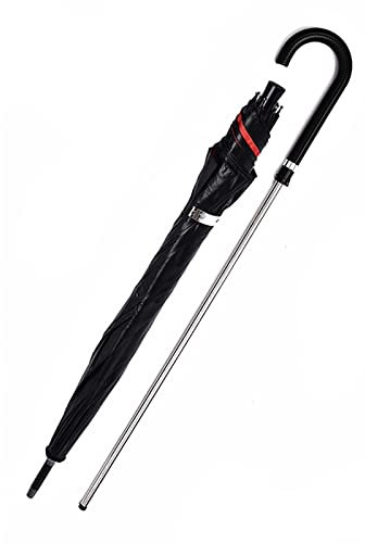 BMDHA Selbstverteidigung Regenschirm Luxus Umbrella UnzerstöRbar Einfach 68cm Sicherheit Robust Langlebig SpazierstöCke Regenschirm Windschutz Rippen Exquisit (D)