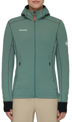 Mammut Damen Taiss Light ML Hoodie Jacke, dark jade-black, S