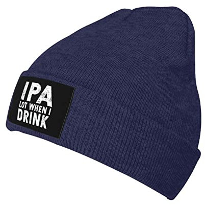 Warme Beanie-Mütze SHE ist starke Strickmütze, weich, atmungsaktiv, dick, warm, Unisex für Männer und Frauen, #902, One size