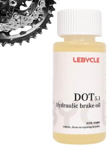 Lambo Hydraulische Bremsflüssigkeit,Dot 5.1 Hydraulikflüssigkeit für stabile Leistung | Fahrradzubehör, Bremsöl, Fahrrad-Essentials, anwendbar für Bahn-, Touren- und Mountainbikes