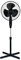 Knight 16 Pedestal Stand Fan | 1.4 Height | 3 Speeds | Oscillating & Tilting Head | Extra Wide Cross Base | Electric Powerful Fan for Home or Office [Energy Class A++] (Black)
