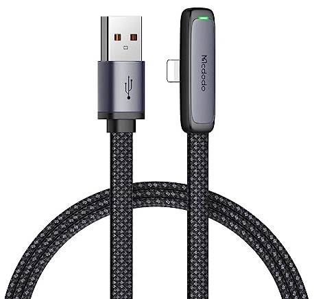 mcdodo Câble de chargement iPhone, câble USB Lightning câble de données pour iPhone 13 câble USB A vers Lightning compatible avec iPhone 14 13 12 11 Pro XS Max XR X 8 Plus 7 Plus 6 Plus