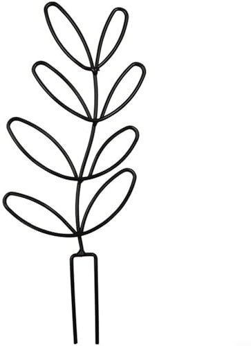 Pflanzenklettergerüst, elegante Blattform, für Rankgitter im Topf, unterstützt Ihre Kletterpflanzen (B)