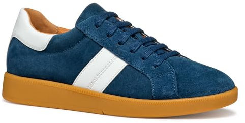 Geox D MELEDA B, Basket Femme, DK Avio/White,