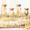 LAUMOE 4er Set Trockenblumen im Glas, Pflanzen im Glas, Trockenblumen, Getrocknete Blumen Trockenblumen Klein Trockenblumen Set für DIY Zubehör Handgemachte Heimdekoration Hochzeit