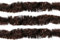 Copper Brown Luxury Christmas Tree Tinsel Decoration - Premium Hanging Ornaments for Indoor/Outdoor Xmas Parties & Seasonal Event Supplies (Pack of 4 (8m))