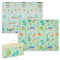 Relaxdays Tapis de Jeu Pliable, sans polluants, réversible, 200 x 150 cm, en Mousse XPE, Tapis Rampant bébé, Multicolore