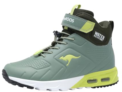 KangaROOS KX-Molbo Mid EV High-Top Kinder Unisex Sneaker Warmfutter 10421 grün